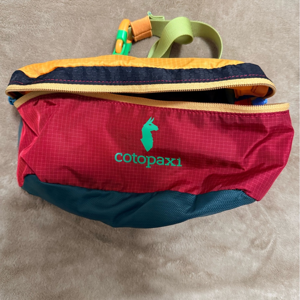 Cotopaxi Red Orange Green Fanny Waist Pack